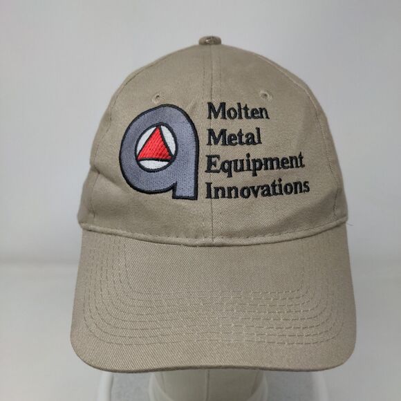 Molten Metal Equipment Innovations Strapback Hat Tan OSFA Embroidered - Picture 2 of 8